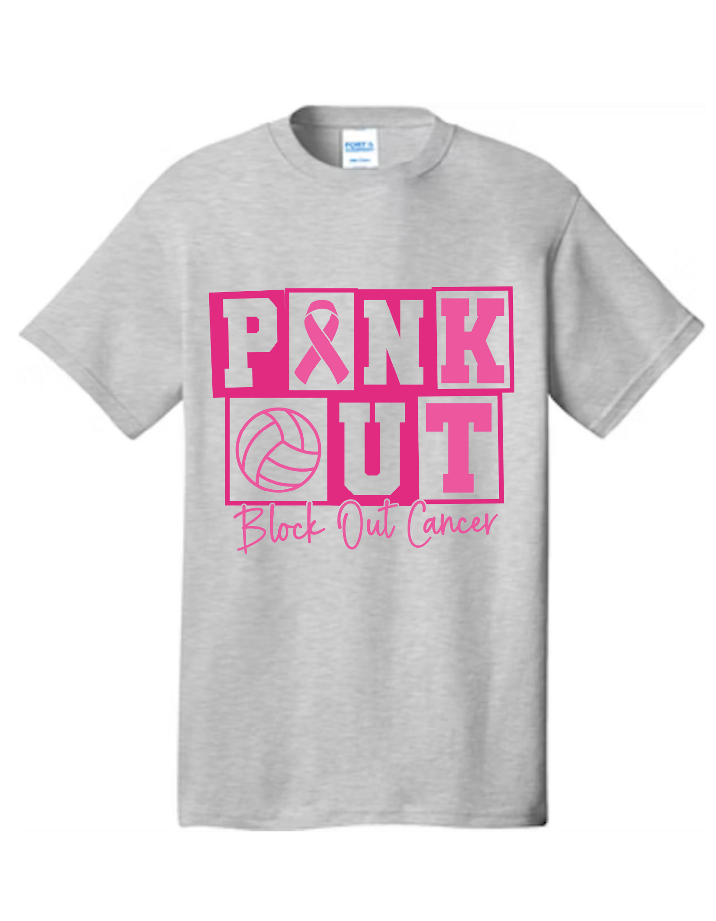 Volleyball Breast Cancer Awareness Shirt